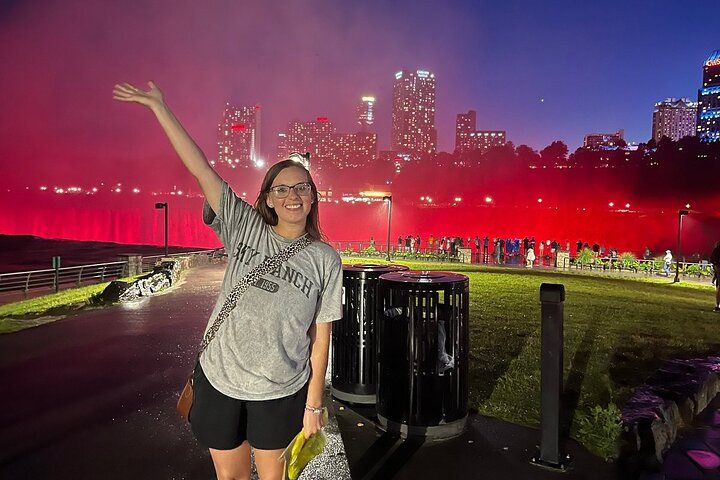 Evening Illumination of the falls nightly!